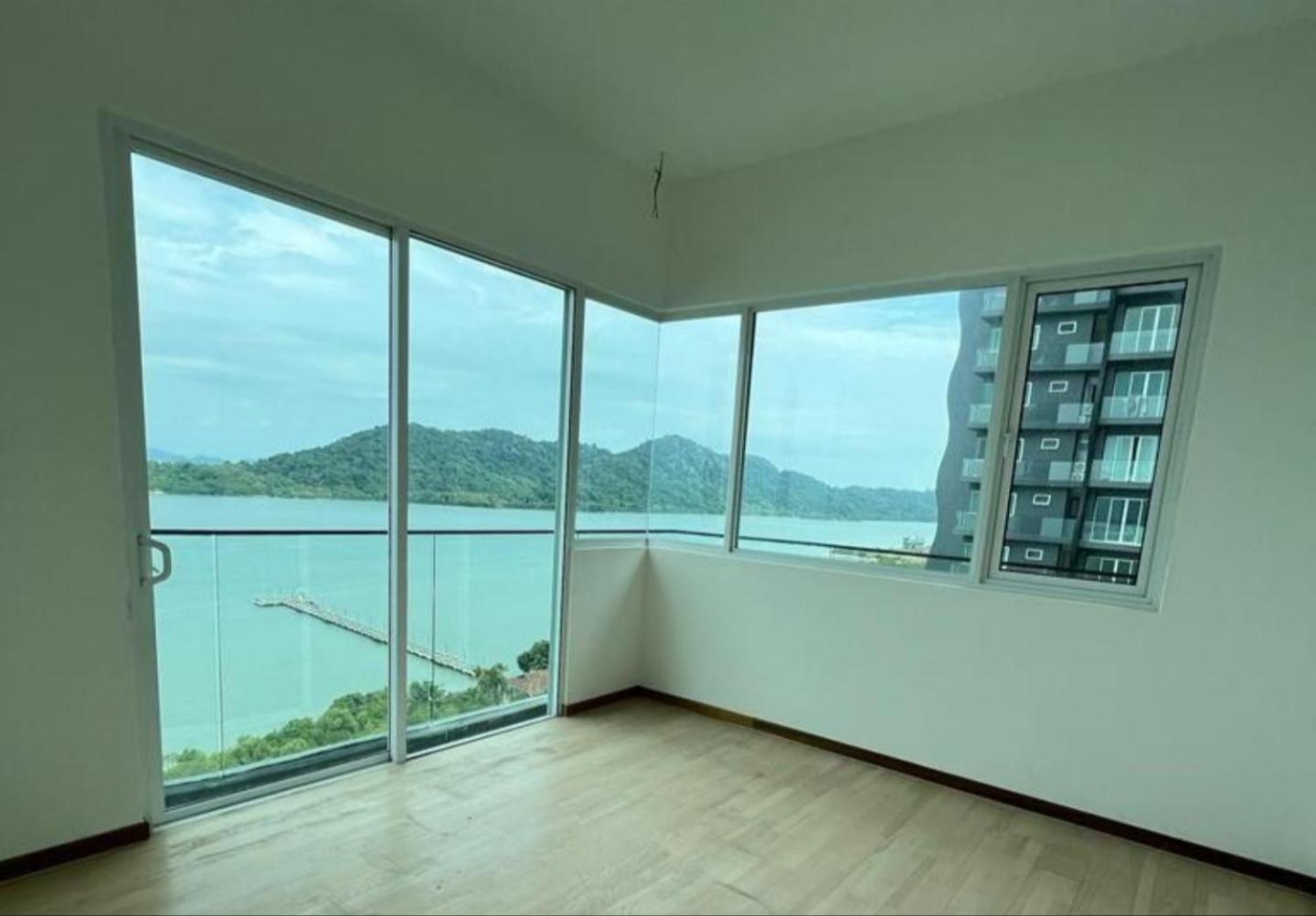 Infinite Seaview With Penang Bridge Suite With Sunrise Up To 11 Person Bayan Lepas Værelse billede